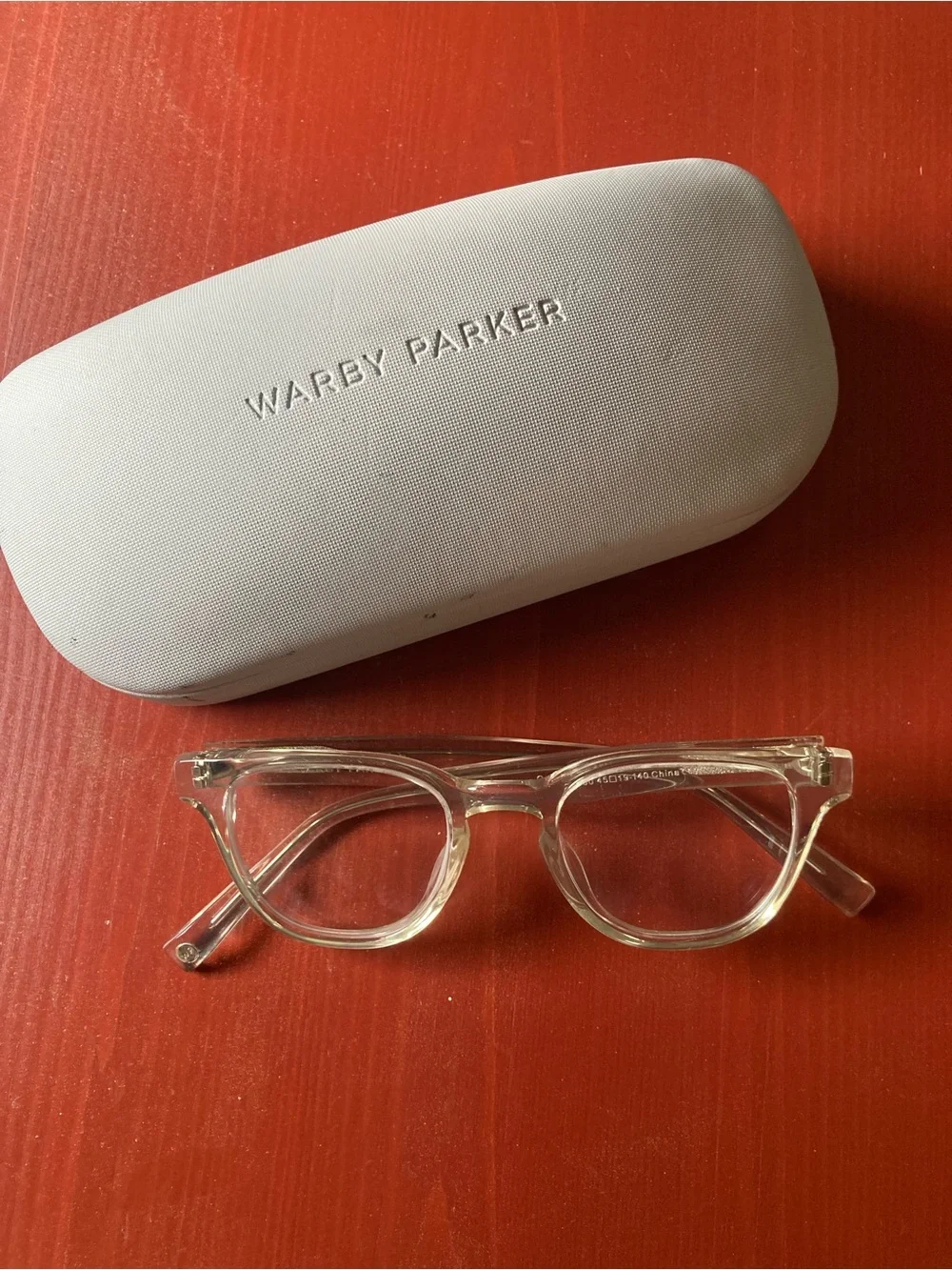 Warby Parker Glasses clear frames with prescription lenses - Picture 1 of 2